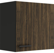 Hängeschrank mit Holzdekorfront und Griff