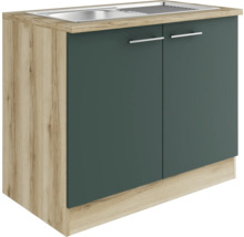 Spülenunterschrank mit zwei Türen und Spülbecken