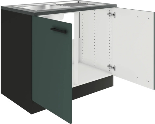 Meuble sous-évier avec deux portes pour la cuisine