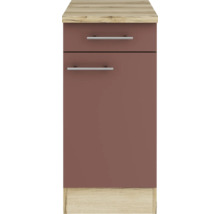 Schmaler Küchenschrank mit Schublade und Tür
