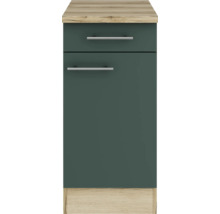 Armoire de salle de bain étroite avec tiroir et porte