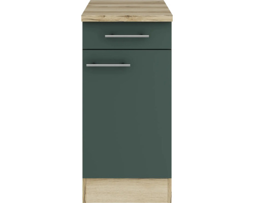 Armoire de salle de bain étroite avec tiroir et porte