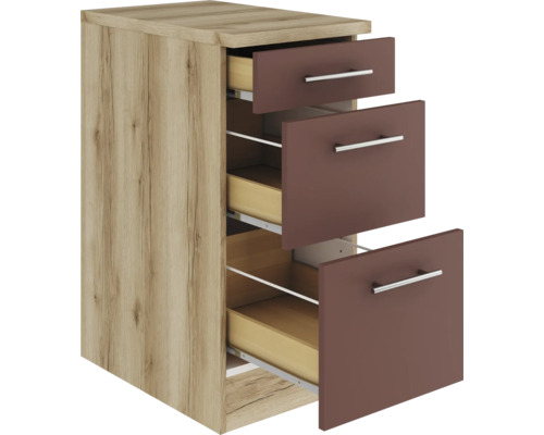 Küchenunterschrank mit drei Schubladen