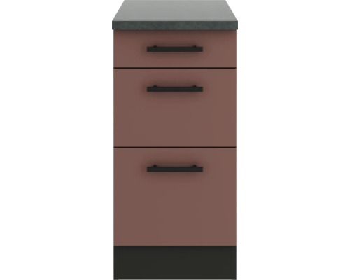 Waschtischunterschrank mit drei Schubladen