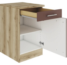 Unterschrank mit Schublade und Regalböden