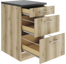 Küchenunterschrank mit drei Schubladen
