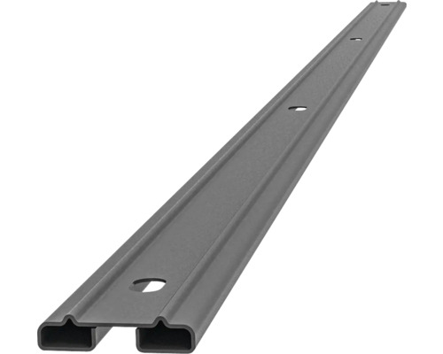 Profilleiste Abdeckleiste Multi 123 cm, anthrazit Metallprofil mit Löchern