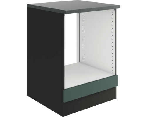 Optifit Herdumbauschrank Verona405 BxTxH 60x60x84,8 cm grün matt zerlegt