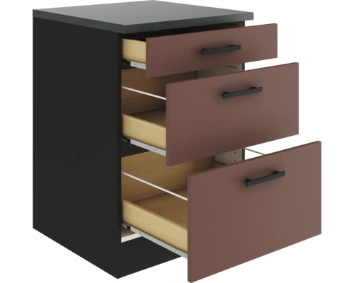 Unterschrank mit drei Schubladen