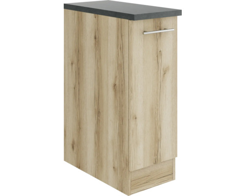 Optifit Auszugunterschrank Livorno290 BxTxH 30x60x84,8 cm wildeiche matt strukturiert zerlegt