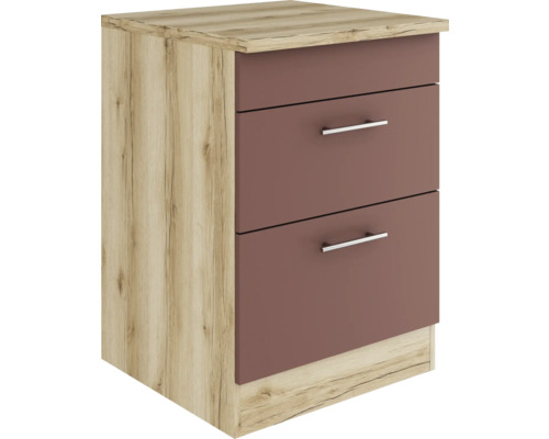 Optifit Auszugunterschrank Bari407 BxTxH 60x60x84,8 cm rostrot matt zerlegt