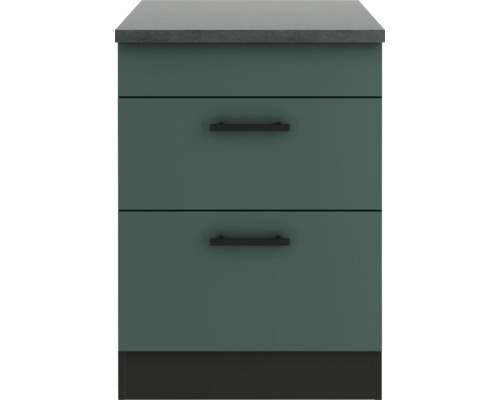 Table de chevet avec deux tiroirs