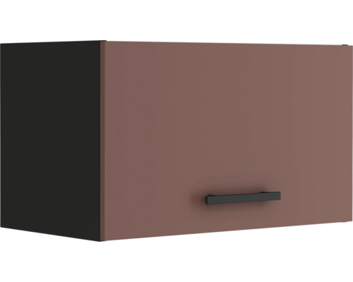 Optifit Klapphängeschrank Nizza407 BxTxH 60 x 34,6 x 35,2 cm Frontfarbe rostrot matt Korpusfarbe grau