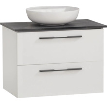 Badmöbel-Set Möbelpartner Maxim 66x65.4x45 cm weiß matt 701862