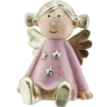 Engelfigur mit Sternen auf dem Kleid als Dekoration