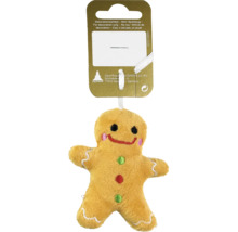 Lebkuchenmann aus Stoff als Weihnachtsdekoration