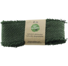 Deux mètres de ruban de jute enroulé