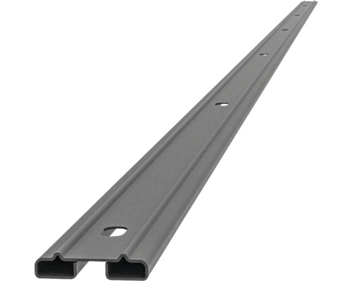 Profilleiste Abdeckleiste Multi 223 cm, anthrazit Metall Befestigungsschiene mit Löchern