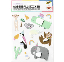 Wabenball Sticker Jungle 13 Stück