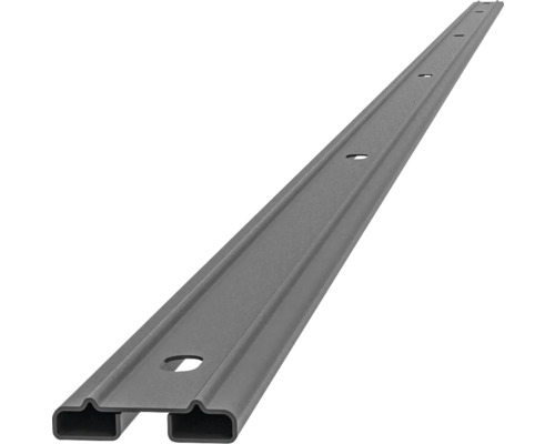 Profilleiste Abdeckleiste Multi 183 cm, anthrazit Graue Montageschiene mit Löchern