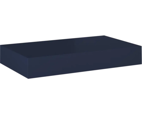 Plan de toilette en marbre compacté Jungborn 80.6x12x46 cm bleu marine mat Plan de toilette en marbre compacté Jungborn 80.6x12x46 cm bleu marine mat