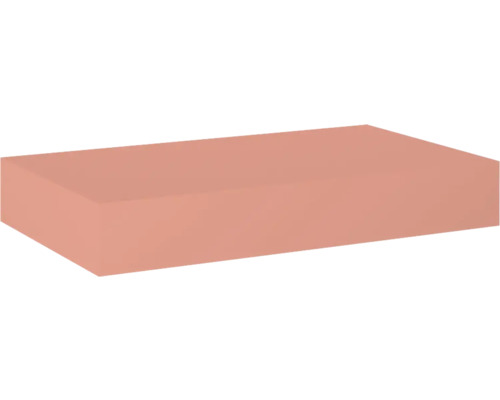 Plan de toilette en marbre compacté Jungborn 80.6x12x46 cm terra pink mat Plan de toilette en marbre compacté Jungborn 80.6x12x46 cm terra pink mat