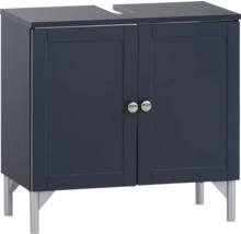 Waschbeckenunterschrank Möbelpartner Jesper BxHxT 60.2x58.5x32 cm nachtblau