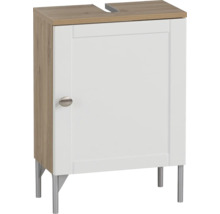 Waschbeckenunterschrank Möbelpartner Jesper BxHxT 40.3x58.5x32 cm artisan eiche-mattweiß