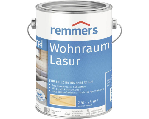 Remmers Wohnraumlasur farblos 2,5 l