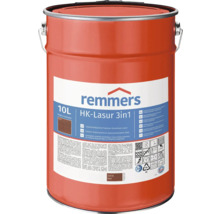 Remmers HK-Lasur 3en1 lasure pour bois dans un seau de 10 litres
