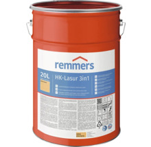 Remmers HK-Lasur 3en1 Lasure de protection du bois en seau de 20 litres