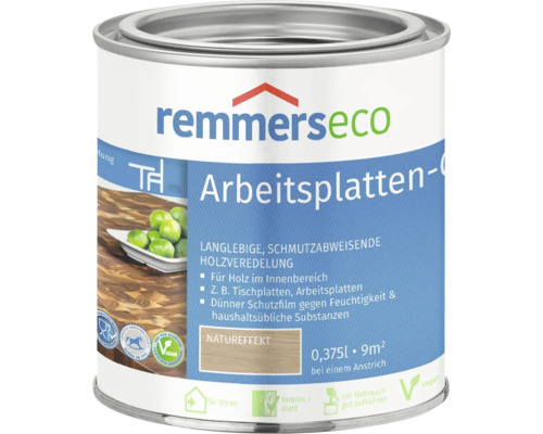 Remmers Eco Huile pour plans de travail, boîte pour le traitement du bois en intérieur