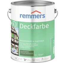 Remmers peinture couvrante vert feuille, 5 litres, pour bois, plâtre et maçonnerie