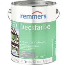 Remmers Deckfarbe Fenstergrau, 5 Liter, Farbtopf