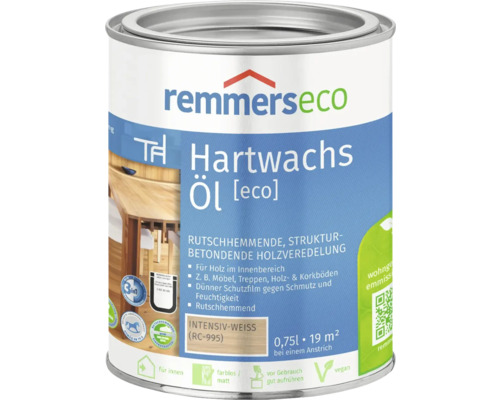 Remmers eco Hartwachsöl intensiv-weiß 750 ml
