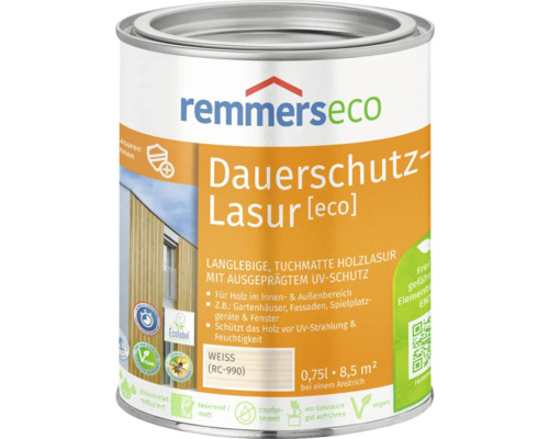 Remmers eco Öl-Dauerschutzlasur weiß 750 ml