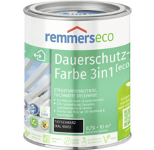 Dose Remmers Eco Dauerschutz Farbe 3in1, tiefschwarz, Inhalt 0,75 Liter