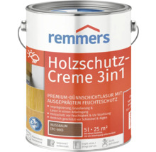 Remmers Crème de protection du bois 3en1 Noyer, 5 litres, lasure de protection du bois en pot