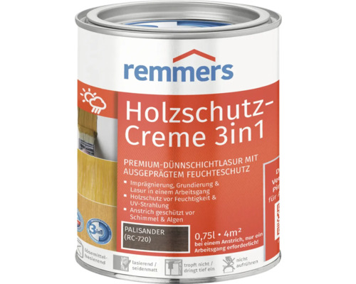 Crème de protection du bois Remmers palissandre 750 ml