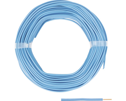 Aderleitung H07 V-U 1x1,5 mm² 20 m blau