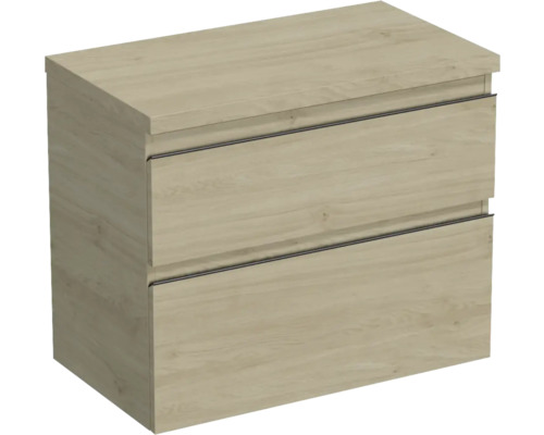 Jungborn Waschtischunterschrank TRENTA BxHxT 76,7 x 64,6 x 44,5 cm Frontfarbe eiche holzdekor TRE DESK 80 2Z B 70 Jungborn Waschtischunterschrank TRENTA BxHxT 76,7 x 64,6 x 44,5 cm Frontfarbe eiche holzdekor TRE DESK 80 2Z B 70