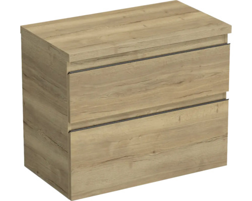 Jungborn Waschtischunterschrank TRENTA BxHxT 76,7 x 64,6 x 44,5 cm Frontfarbe eiche holzdekor TRE DESK 80 2Z B 80 Jungborn Waschtischunterschrank TRENTA BxHxT 76,7 x 64,6 x 44,5 cm Frontfarbe eiche holzdekor TRE DESK 80 2Z B 80