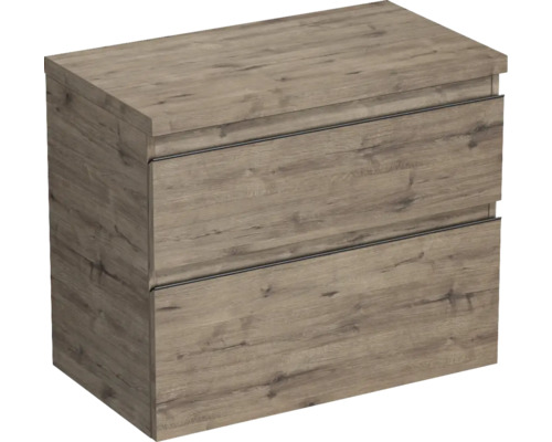 Jungborn Waschtischunterschrank TRENTA BxHxT 76,7 x 64,6 x 44,5 cm Frontfarbe eiche holzdekor TRE DESK 80 2Z B D370 Jungborn Waschtischunterschrank TRENTA BxHxT 76,7 x 64,6 x 44,5 cm Frontfarbe eiche holzdekor TRE DESK 80 2Z B D370