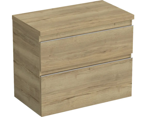 Jungborn Waschtischunterschrank TRENTA BxHxT 76,7 x 64,6 x 44,5 cm Frontfarbe eiche holzdekor TRE DESK 80 2Z S 80 Jungborn Waschtischunterschrank TRENTA BxHxT 76,7 x 64,6 x 44,5 cm Frontfarbe eiche holzdekor TRE DESK 80 2Z S 80