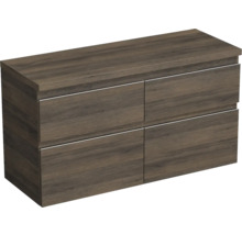 Jungborn Waschtischunterschrank TRENTA BxHxT 116,7 x 64,6 x 44,5 cm Frontfarbe eiche holzdekor TRE DESK 120D 4Z S 25