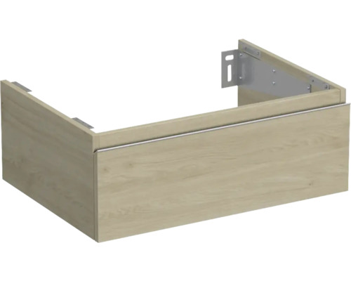 Meuble sous vasque Jungborn TRENTA lxhxp 70 x 26 x 49,8 cm couleur de façade chêne décor bois TRE DESK SS 70 1Z S 70 Meuble sous vasque Jungborn TRENTA lxhxp 70 x 26 x 49,8 cm couleur de façade chêne décor bois TRE DESK SS 70 1Z S 70
