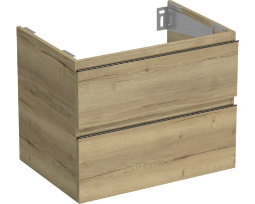 Meuble sous vasque Jungborn TRENTA lxhxp 70 x 56 x 49,8 cm couleur de façade chêne décor bois TRE DESK SS 70 2Z B 80 Meuble sous vasque Jungborn TRENTA lxhxp 70 x 56 x 49,8 cm couleur de façade chêne décor bois TRE DESK SS 70 2Z B 80