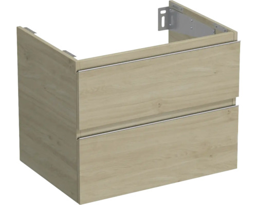 Meuble sous vasque Jungborn TRENTA lxhxp 70 x 56 x 49,8 cm couleur de façade chêne décor bois TRE DESK SS 70 2Z S 70 Meuble sous vasque Jungborn TRENTA lxhxp 70 x 56 x 49,8 cm couleur de façade chêne décor bois TRE DESK SS 70 2Z S 70