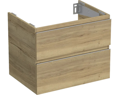 Meuble sous vasque Jungborn TRENTA lxhxp 70 x 56 x 49,8 cm couleur de façade chêne décor bois TRE DESK SS 70 2Z S 80 Meuble sous vasque Jungborn TRENTA lxhxp 70 x 56 x 49,8 cm couleur de façade chêne décor bois TRE DESK SS 70 2Z S 80