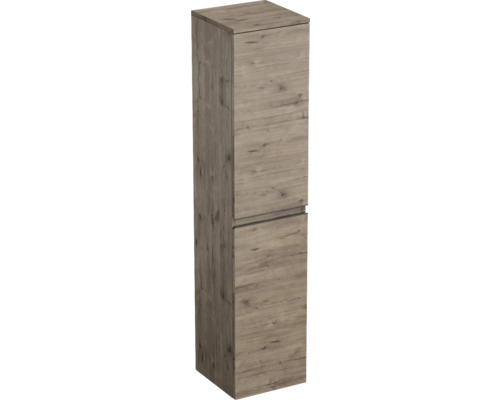 Meuble haut Jungborn TRENTA lxhxp 35 x 161,8 cm x 35 cm couleur de façade chêne décor bois TRE SV 35 L B D370